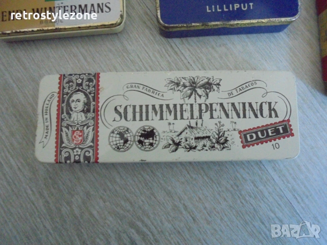 № 8450 Стари ламаринени кутийки – колекционерски / винтидж  , снимка 4 - Други ценни предмети - 53136488