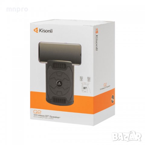 Тонколона Kisonli Q2, Bluetooth, USB, SD, FM, снимка 3 - Bluetooth тонколони - 38829001