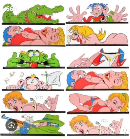 Стикер хумористичен Gran Canaria 34x11.5 cm