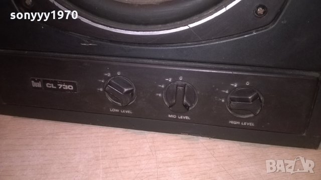 dual cl730 150w-hifi made in germany-внос швеицария-1брои, снимка 5 - Тонколони - 26241379