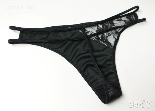 L дамска прашка с кожен ефект и двоен ластик на талията, снимка 5 - Бельо - 52148158