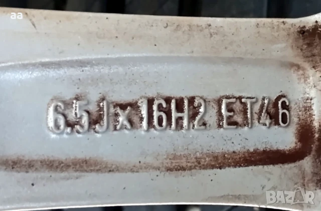 Продавам оригинални лети джанти 16" за Audi, снимка 10 - Гуми и джанти - 50629212