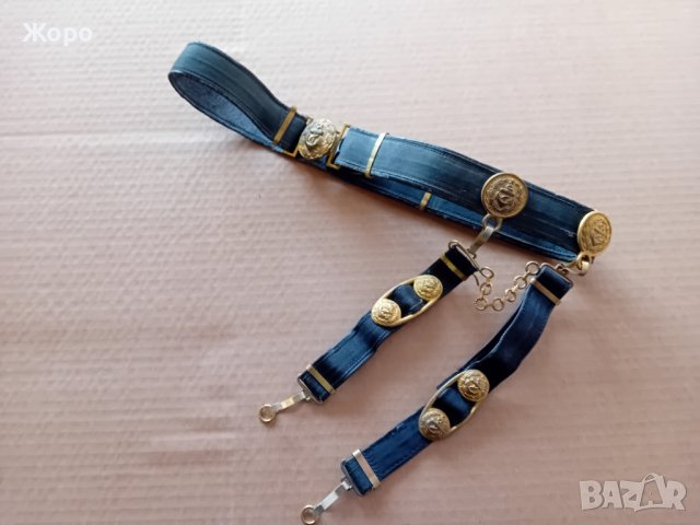 колан с носач за кортик ВВМУ Н. Вапцаров 70те, снимка 4 - Антикварни и старинни предмети - 44111845