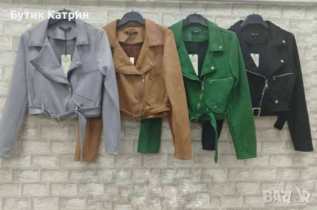 Къси велурени якета