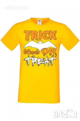 Мъжка тениска,Trick Or Treat 1,Halloween,Хелоуин,Празник,Забавление,Изненада,Обичаи,, снимка 10 - Тениски - 38132041