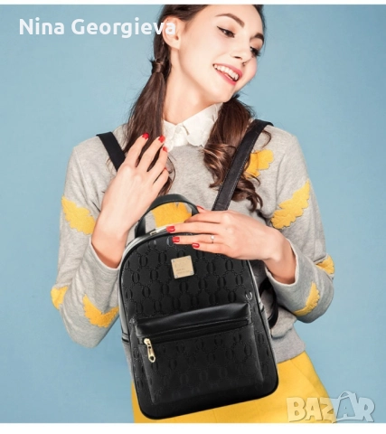 Комплект раница и 3 чантички, снимка 6 - Чанти - 51878484