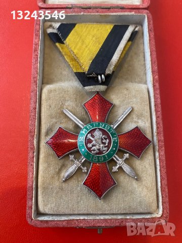 Орден за военна заслуга 5 степен с кутия Царство България, снимка 2 - Други ценни предмети - 43967748
