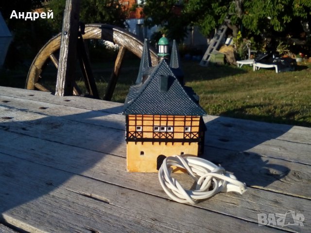 Стара декоративна къщичка, снимка 4 - Антикварни и старинни предмети - 26973479