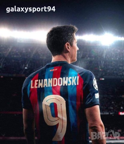Екип + Калци Левандовски Барселона 2023г Детски Комплект от 5 до 16г LEWANDOWSKI, снимка 4 - Футбол - 37658362