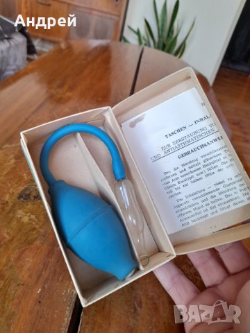 Стар инхалатор #3, снимка 3 - Антикварни и старинни предмети - 43836513