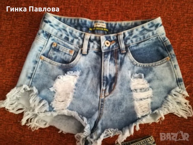 Boohoo -№ 38-дамски къси панталонки-накъсани, снимка 4 - Къси панталони и бермуди - 32846870