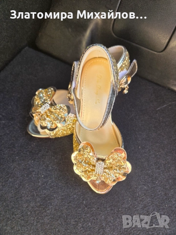 Детски обувчици с токче , снимка 2 - Детски обувки - 51529785