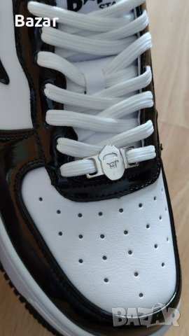 Black Bape Sta Metalic Нови Мъжки Обувки Маратонки Кецове Размер 43 Номер 27.5см Стелка черни обувки, снимка 2 - Маратонки - 40361009