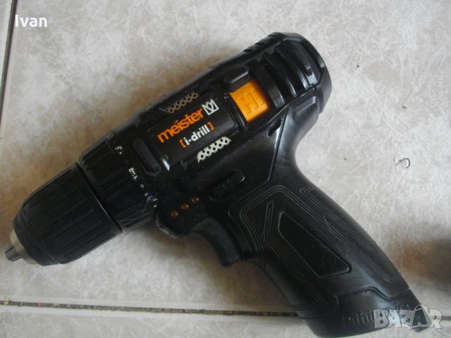 12V-Li-ion-Meister-FERREX-Duro-Боди За Кръгла Батерия-12 Влота-Литий-Йон-Отлично-Немско, снимка 7 - Винтоверти - 33470608