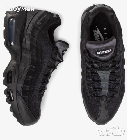 Nike Air Max 95 Essential Triple Black  номер 40 ,5-41 оригинални маратонки  , снимка 8 - Маратонки - 50450817