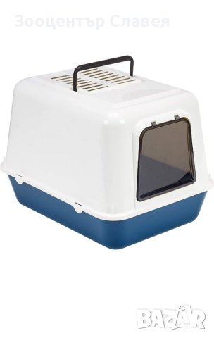 Закрита, затворена тоалетна за котки  ferplast  (52,5×39×38, снимка 2 - За котки - 30026861