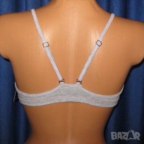 Памучно бюстие с регулираща презрамка, снимка 7 - Бельо - 23342569