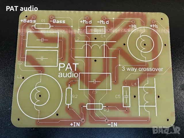 2 или 3 лентови платки за филтри на тонколони