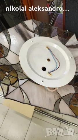 полилей аплик tiffany , снимка 5 - Антикварни и старинни предмети - 49640955