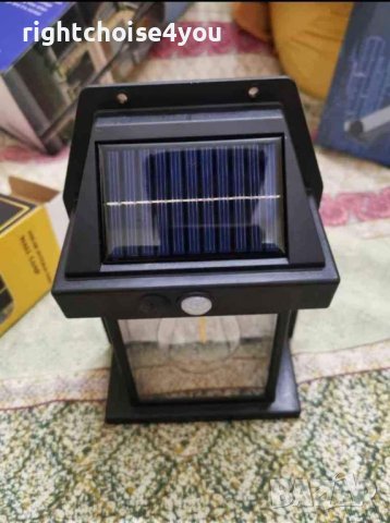 Соларна лампа лампа устойчива на атмосферни влияния Водоустойчива, снимка 8 - Соларни лампи - 43145934