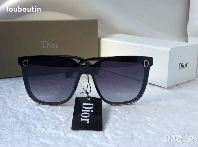 Дамски слънчеви очила тип котка Dior с лого, снимка 7 - Слънчеви и диоптрични очила - 33590310