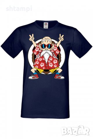 Мъжка тениска Dragon Ball Z Master Roshi,Анимация,игра,Празник,Повод,