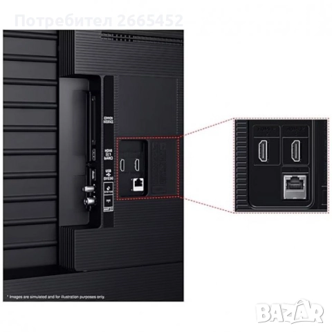 Телевизор SAMSUNG LED 65U8092 65"(163 см) Smart 4K Ultra HD Модел 2025, снимка 5 - Телевизори - 52581490