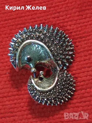 Две СЛАДКИ ТАРАЛЕЖЧЕТА ПОСРЕБРЕНА ФИГУРАЛНА ВИНТИДЖ АРТ БРОШКА 48766, снимка 9 - Други - 48160455