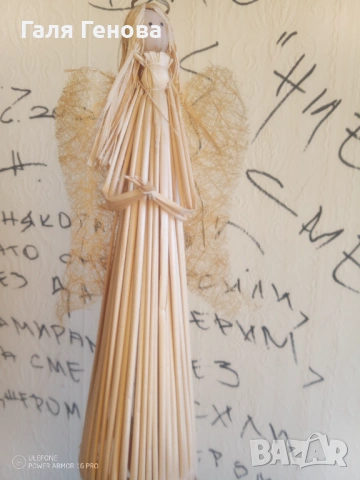 Статуетка Ангел от слама