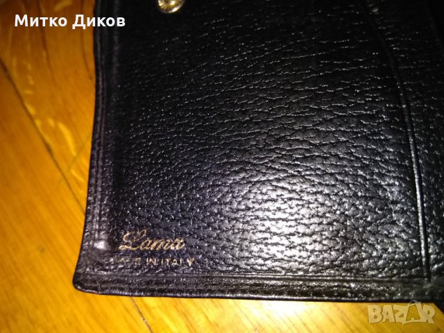 Портфейл кожен пръскан с цип