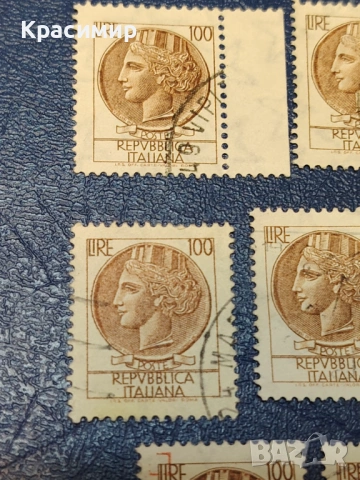 Винтидж ПОЩЕНСКИ марки Италия , снимка 13 - Филателия - 53115333