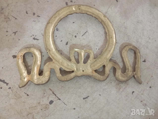 барокова апликация от бронз, снимка 4 - Антикварни и старинни предмети - 52919480