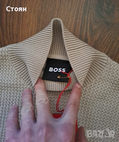 Hugo Boss H-Emaurelio Поло Пуловер, снимка 6 - Пуловери - 52020496