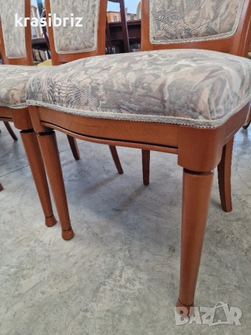 Масивни Столове-4 бр -внос от Германия!ОБЯВЕНАТА ЦЕНА Е ЗА БРОЙ!, снимка 6 - Столове - 51768452