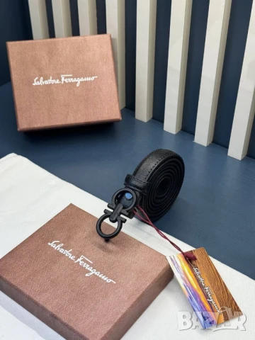 колани от естествена кожа в кутия Salvatore Ferragamo , снимка 7 - Колани - 50588641