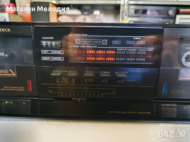 Касетен дек JVC TD-W110 В отлично техническо и визуално състояние., снимка 6 - Декове - 43772314