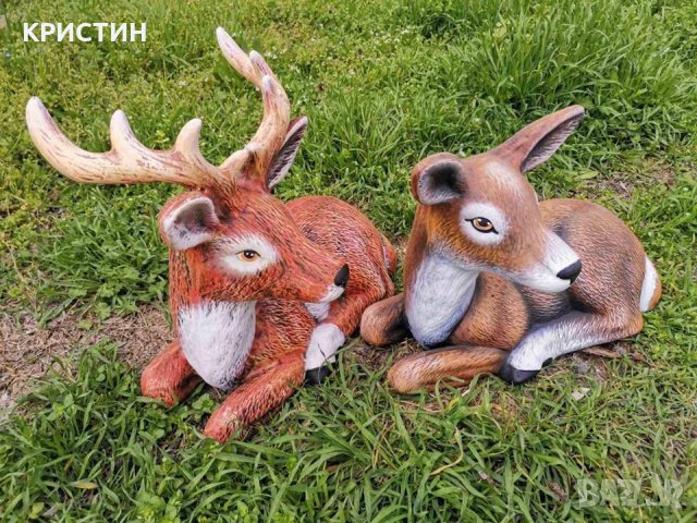 КЕРАМИЧЕН ЕЛЕН И СЪРНА, снимка 11 - Декорация за дома - 28506532