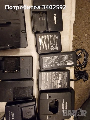 Зарядни за цифрови камери и фотоапарати-canon ,sony,samsung ,leica и други, снимка 6 - Друга електроника - 52564823