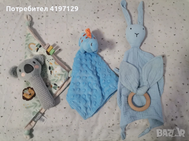 Бебешки плюшени кърпи, снимка 2 - Плюшени играчки - 53422673