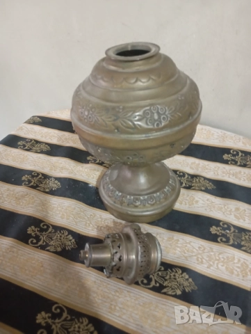 Стара газова лампа, снимка 5 - Други ценни предмети - 52901487