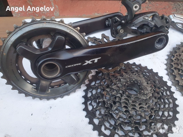 Пълен монтаж Shimano xt 8000, снимка 2 - Части за велосипеди - 53471646