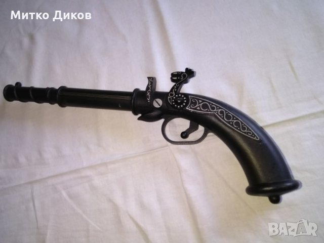 Пистолет метален за украса -тегло 620грама 370х120мм, снимка 1 - Оборудване и аксесоари за оръжия - 26327284