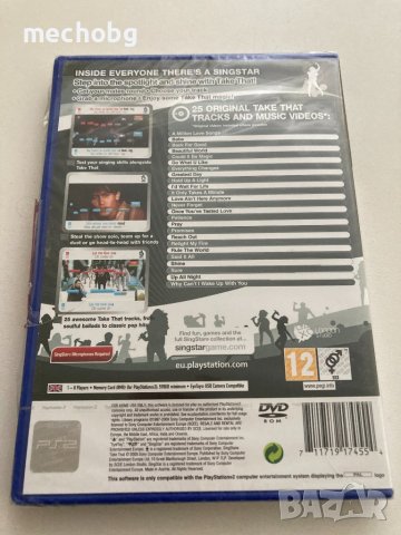 SingStar Take That  за PS2 - Нова запечатана, снимка 2 - Игри за PlayStation - 37689451