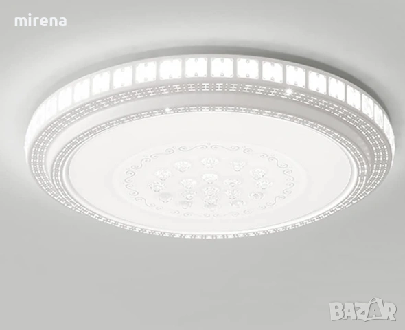 LED лед модерен полилей таванна лампа с диаманти таванна лампа