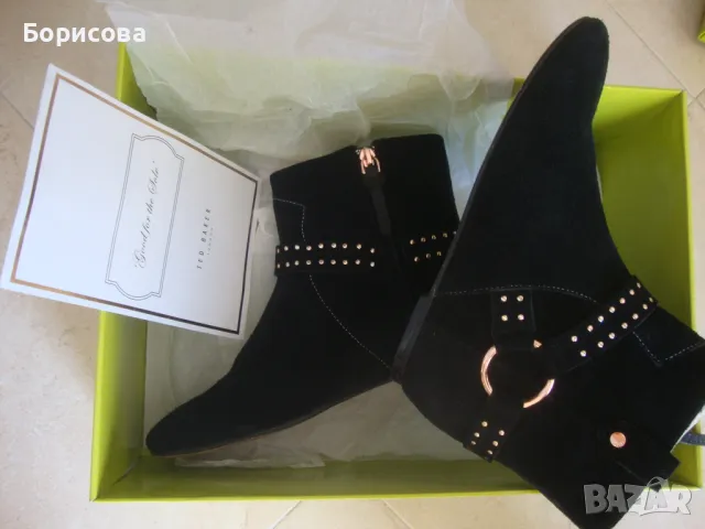 Продавам  дамски боти TED BAKER LONDON -Нови  , снимка 4 - Дамски боти - 48013977