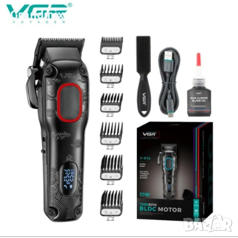 Безжична машинка за подстригване VGR 016