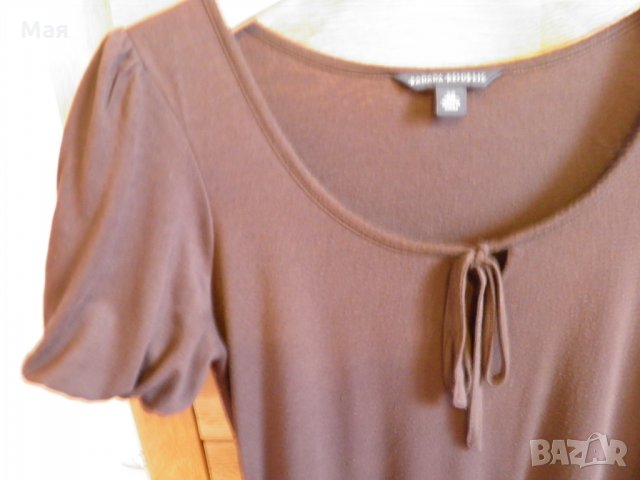 BANANA REPUBLIK кафява дълга рокля, снимка 3 - Рокли - 27901388