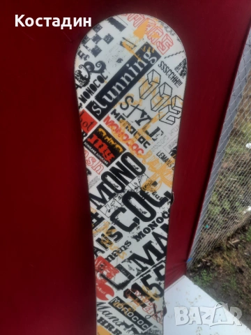 Сноуборд STUF  LE MANS 165см,  с автомати, снимка 8 - Зимни спортове - 53055363