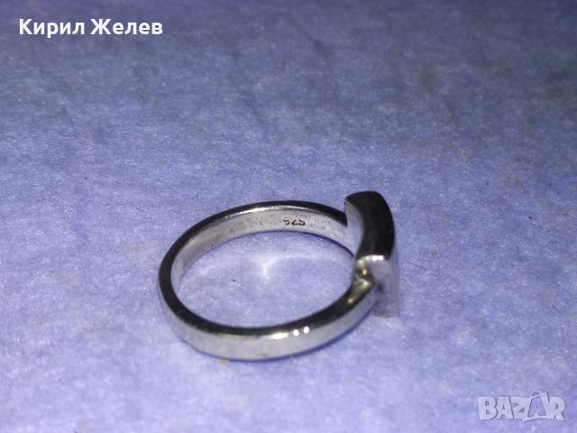 СКЪПОЦЕНЕН СРЕБЪРЕН АРТ ПРЪСТЕН СРЕБРО 925 АНГЛИЯ с ШЛИФОВАН ЛУНЕН КАМЪК 40209, снимка 8 - Пръстени - 43221574