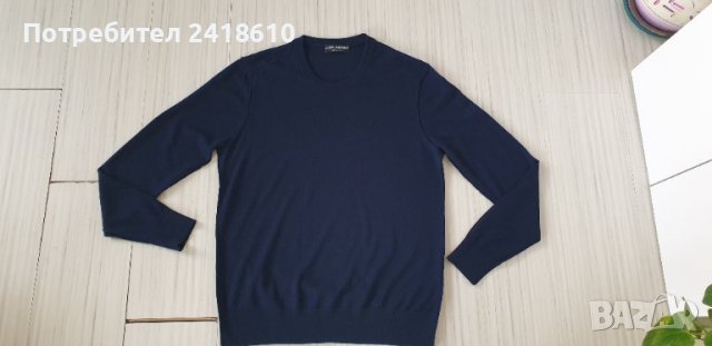 DOLCE & GABBANA Wool Italy Mens Size 52/L НОВО! ОРИГИНАЛ! Мъжкo Вълнeно тънко Пуловерче!, снимка 8 - Пуловери - 43215789